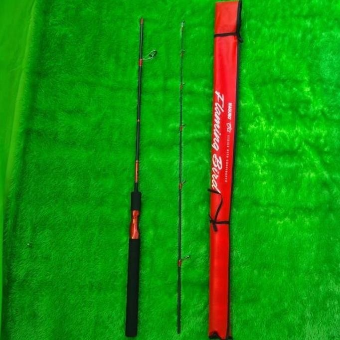 Tersedia JORAN PANCING MAGURO FLAMING BIRD 150 165 BAHAN CARBON 6-14 Lbs LENTUR SUPER ENTENG DAN KUA