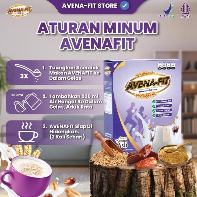 

Avenafit Oat Susu Untuk Cegah Kolesterol Tinggi & Pengganti Sarapan | 1 Box, 200 Gr | Food Sereal Oatmeal Promo