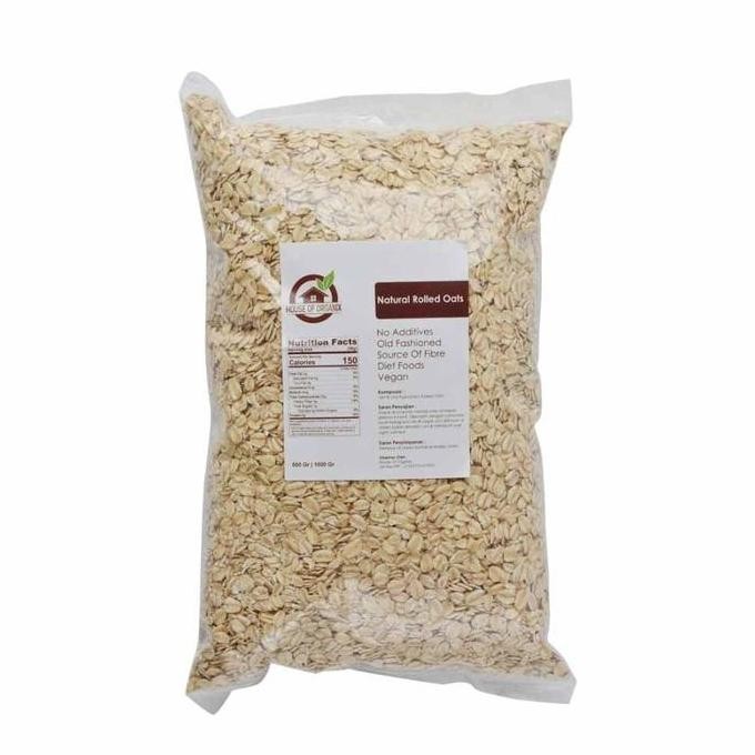 

Natural Rolled Oat 2500 Gr Bebas Lemak Trans 12 Bulan Promo