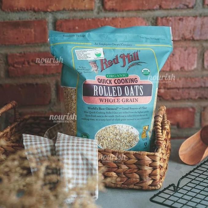 

Bob'S Red Mill, Organic Quick Cooking Rolled Oats, Whole Grain (907 G) Terlaris