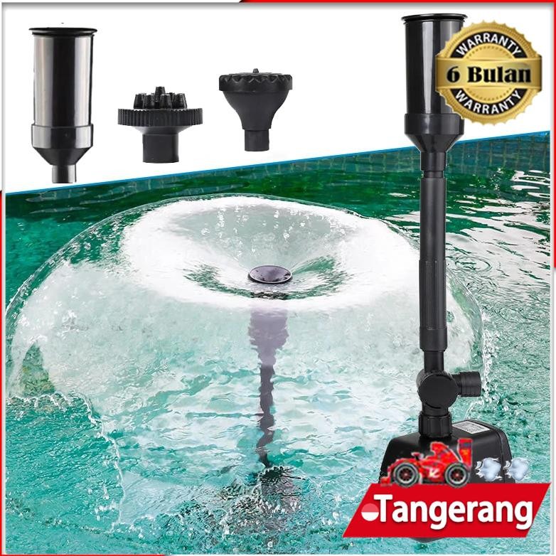 Produk Baru Pompa Air Mancur Kolam Koi Air Terjun Kolam Ikan Koi Mesin Pompa Air Mancur Kabel 7 Mete