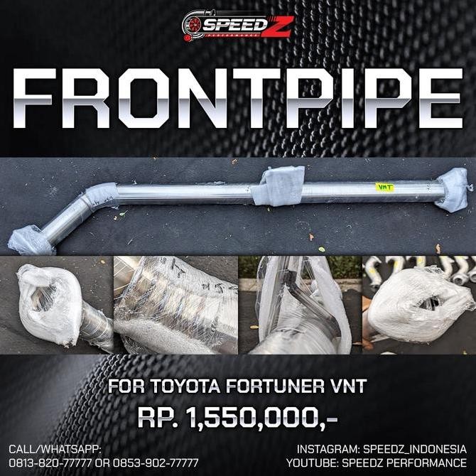 MRX FRONTPIPE FORTUNER VNT