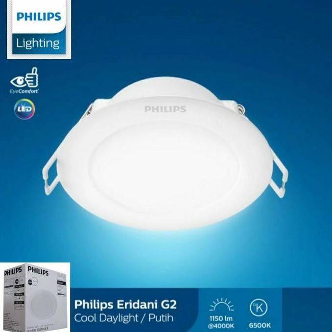 Tersedia Lampu Downlight Putih PHILIPS LED 3 4 5 6 7 8 Inch 3 5 7.5 12 14W Watt