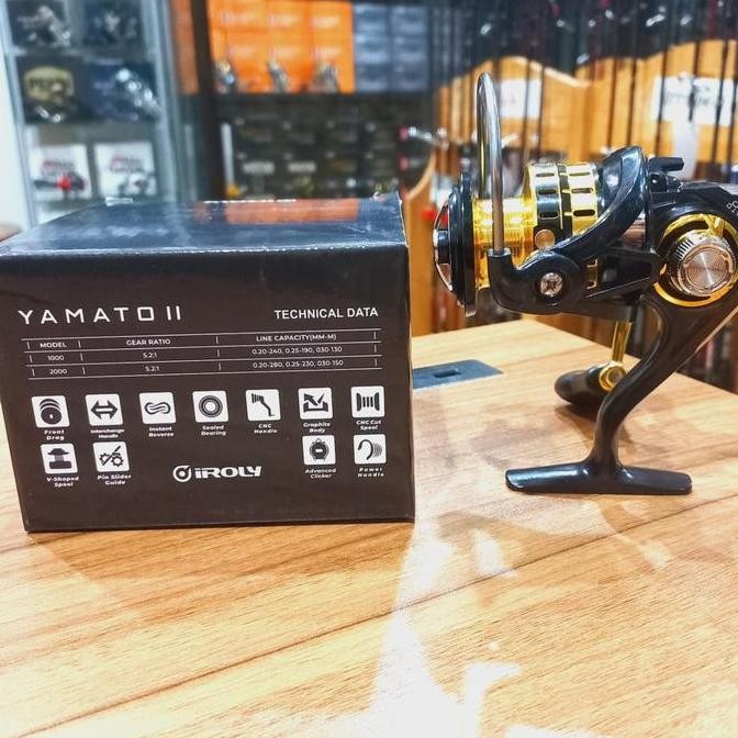 '' Reel Iroly Yamato II 1000/2000/3000/4000 -Power Handle ''