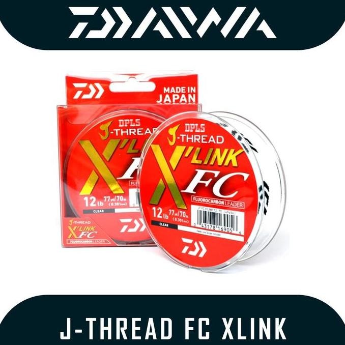 Tersedia Senar Pancing Leader Daiwa J Thread FC XLink Shock Leader