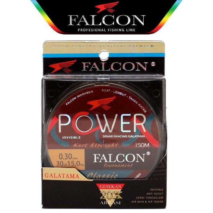 Tersedia Senar Pancing Falcon POWER 150 Meter