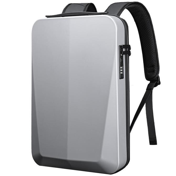 BG22201 Tas Bag Slim Backpack Pria Cowok Kerja Kantor Laptop 15.6 Ipad 7.9 Hardcase USB TSA