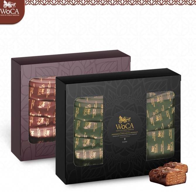 

Woca Wafer Coklat Premium Bundling Dark Dan Milk Chocolate