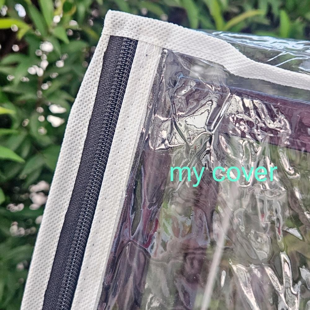 Viral Sarung Cover Plastik Pelindung Penutup Rak Sepatu Ace Hard Were Kerisbow Ukuran 70X35X90Cm/Cov