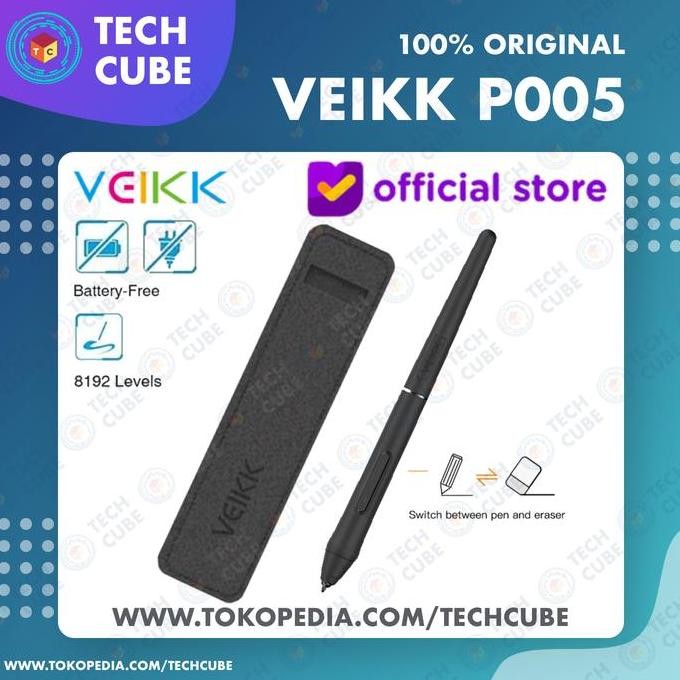 VEIKK P005 Digital Drawing Pen Stylus for VK640 VK1200 VK1060 PRO P05