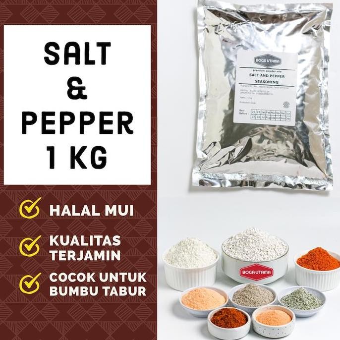 

Bumbu Tabur Salt Pepper Original 1 Kg Ayam Taiwan