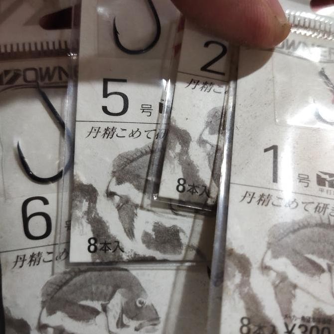 Tersedia kail pancing owner 10374 chinu flat mata kail bagus