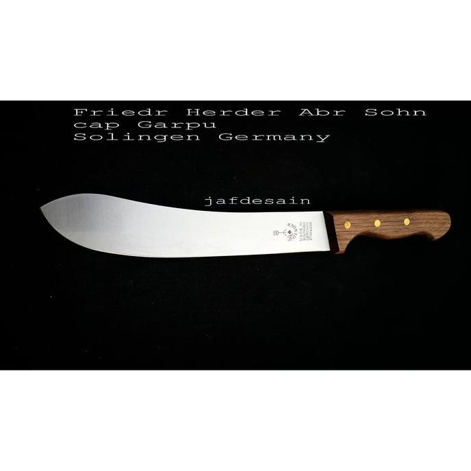 Bullnose Pisau Solingen Cap Garpu Original 10"Made In Solingen Germany