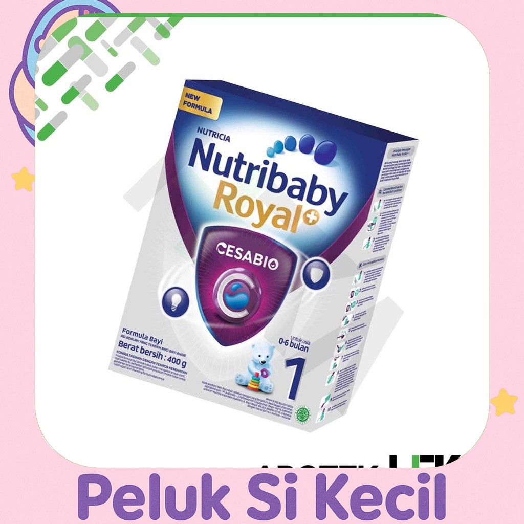 Nutribaby Royal Cesabio 1 400 G - Susu Formula Bayi 0-6 Bulan