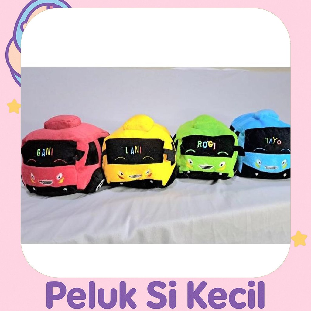 Terbaru Boneka Bus Tayo The Little Bus Tayo Ghani Lani Roghi Ukuran 30Cm Berlebel Sni