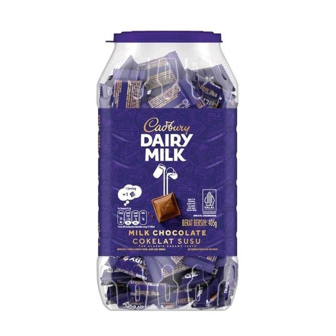 

Cadbury Jar 405Gr Isi 85-90Pcs - Cokelat Val