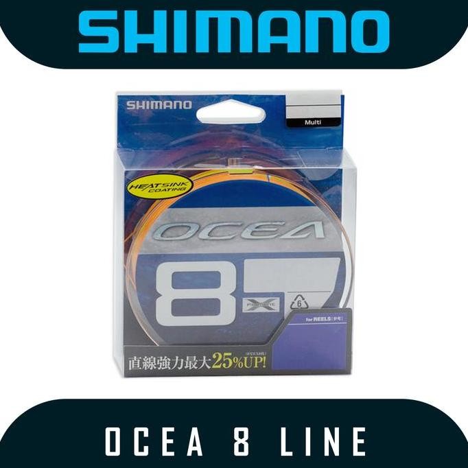 Tersedia Senar Pancing PE Shimano Ocea 8 Premium 400m