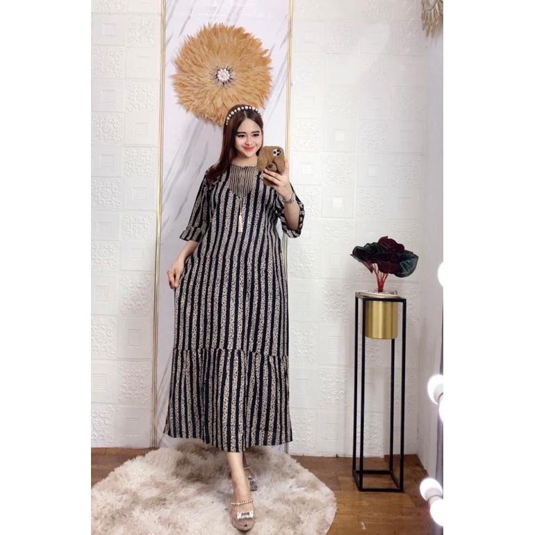 COD TERBARU || DRES VIRAL RENDA SULTAN | DASTER SOGAN SULTAN | RAYON PREMIUM | BUSUI RESLETING VD08