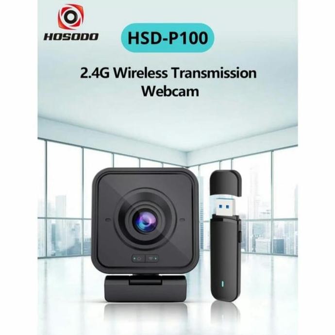 New HOSODO HSD -P100  Wireless Webcam Full HD Meeting Streaming