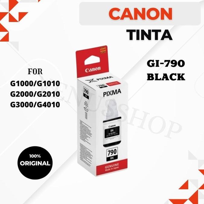 

Canon Tinta Botol Gi790 Black / Tinta Refill Gi 790 Hitam Original