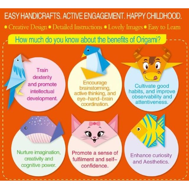 

baru Mainan Origami 3D Anak - Kertas Lipat Origami Anak