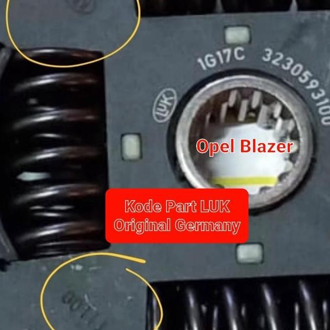 Kopling Set Opel Blazer Matahari Dekrup Deklaher Chevrolet Opel Blazer LUK GERMANY