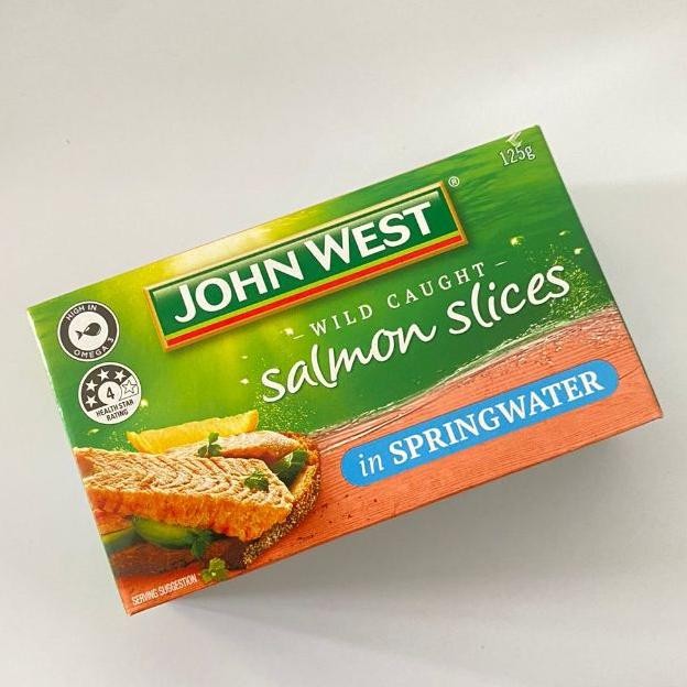 

ready John West Salmon Slices in Springwater 125g murah