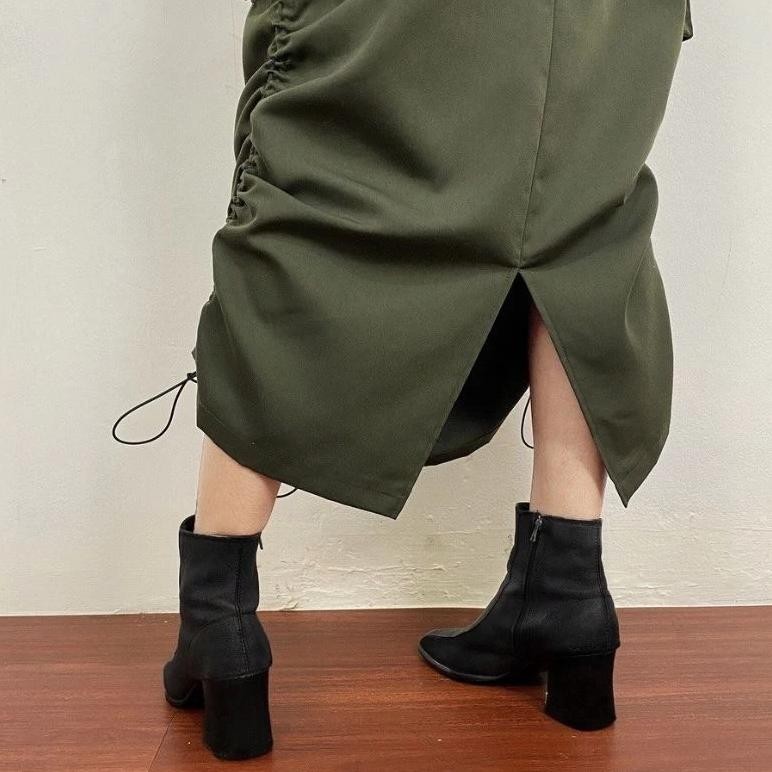 ORIGINAL Cargo skirt / Cargo pocket skirt / Rok Kargo / Rok serut / Rok cargo serut / Rok korean Sty