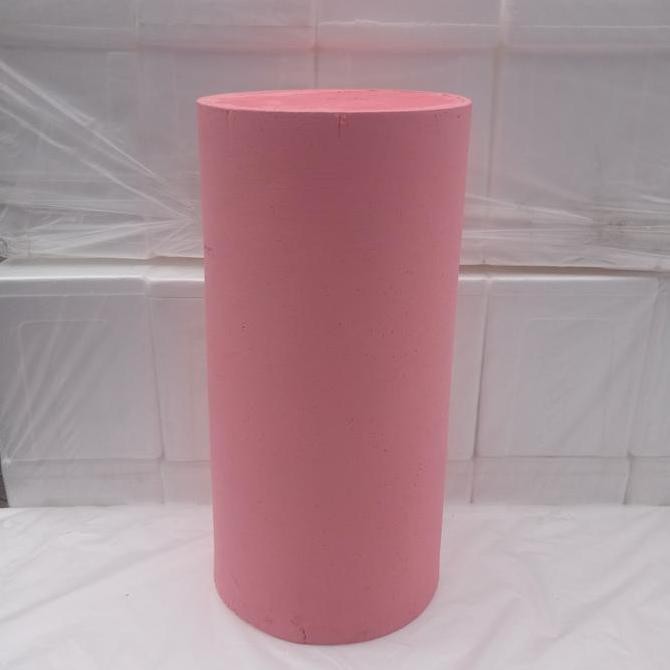 

baru tabung styrofoam / meja tabung gabus / styrofoam tabung