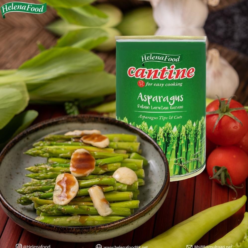 

ready Asparagus Tip & Cut dari Cantine 425 gr murah