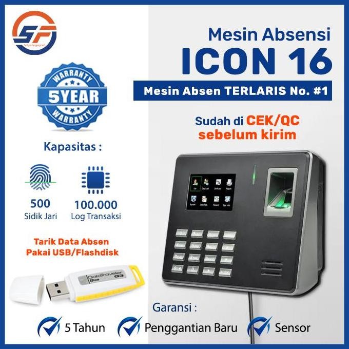 Mesin Absen Icon 16 Mesin Absen Sidik Jari Seperti Mesin Absen A3
