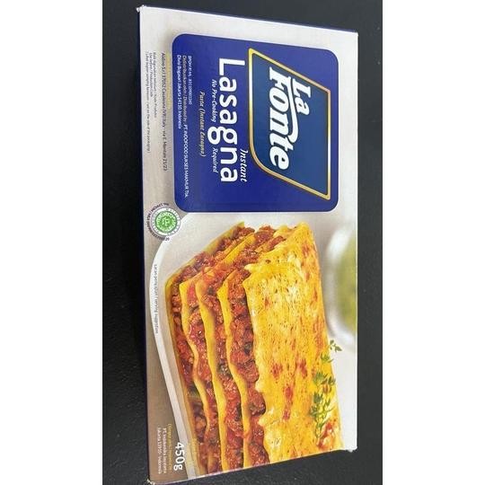

ready LA FONTE LASAGNA 450 GR / LAFONTE LASAGNA 450 GR murah