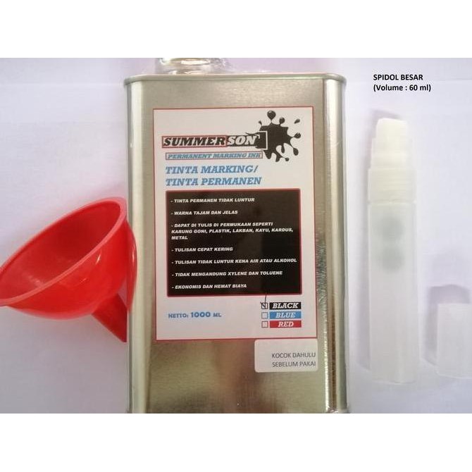 

Tinta Spidol Permanent /Marking Ink Summerson 1 Liter-Spidol Besar