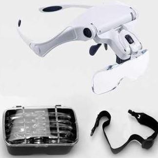 

Kacamata Service Pembesar Jam 5X Magnifier 2 Led - 9892B2