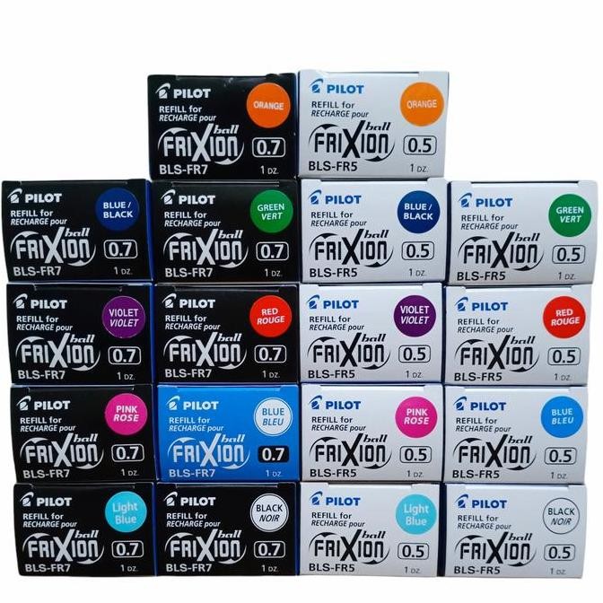 

Isi Pulpen Frixion Clicker Ball 0.5/0.7 | Refill Pilot Frixion [Pack]