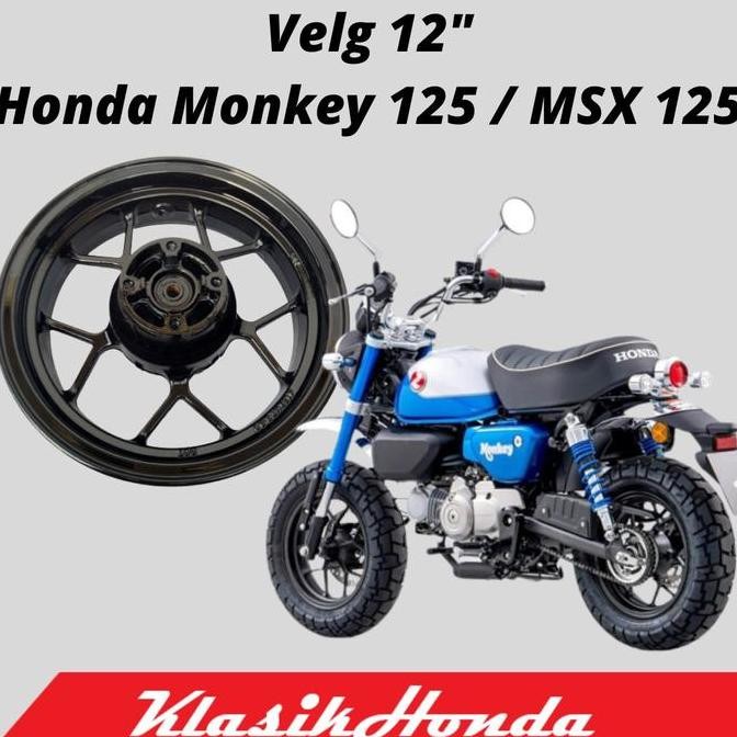 Velg 12" Honda Monkey 125 / MSX 125