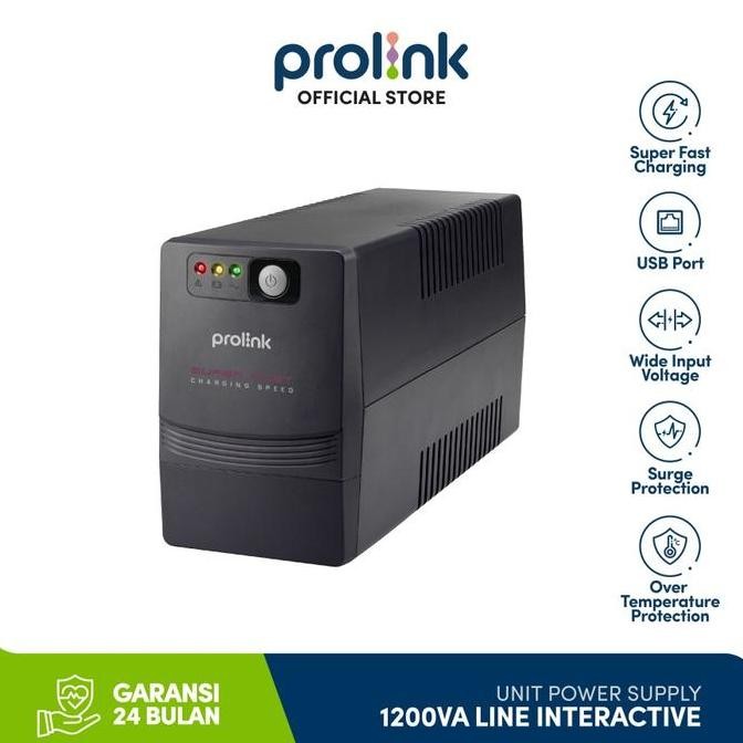 UPS Prolink 1200va 1200 va 1201 SFCU + Stabilizer