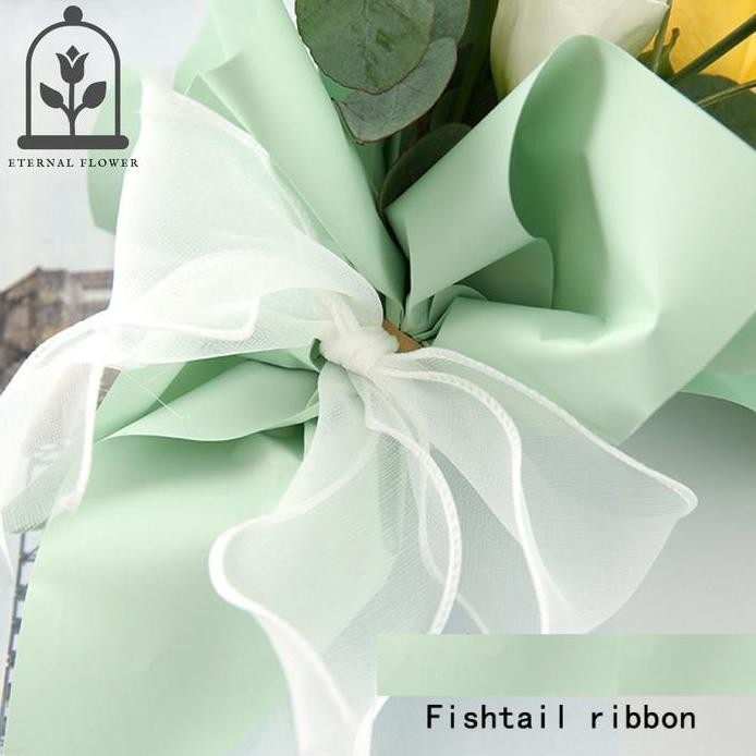 

ready stock (1ROLL) PITA Ribbon / Korea / Fishtail Wave Gelombang / Kado Dekorasi