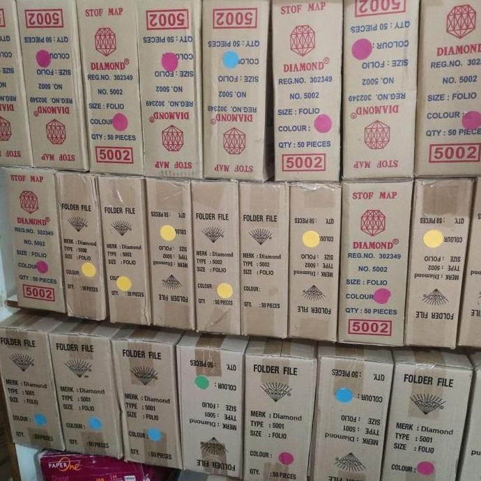 

stop map folder file 5002 biola diamond kertas Stationery MURAH