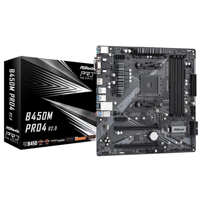 ASROCK B450M PRO4 R2.0 (Socket AM4)