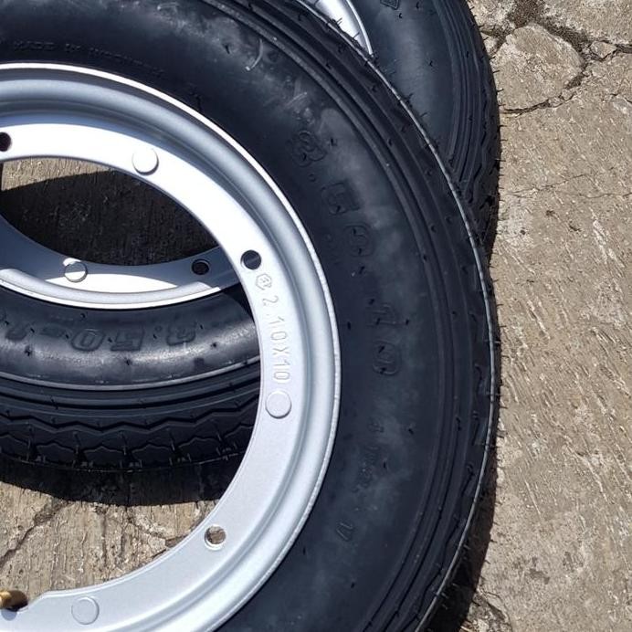 Velg vespa set ban R10 tinggal pake danmotor original