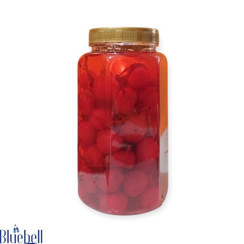 

ready Maraschino Cherry Ceri Merah 700 gr dengan Varian Ceri Bertangkai dan Tanpa Tangkai murah