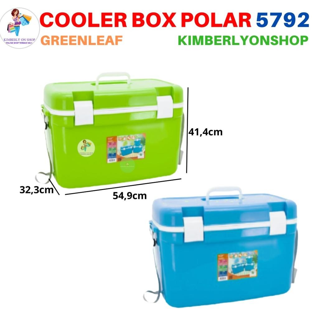 Cooler Box Polar Ice Box 30 Liter 5792 Green Leaf Kotak Es Trending