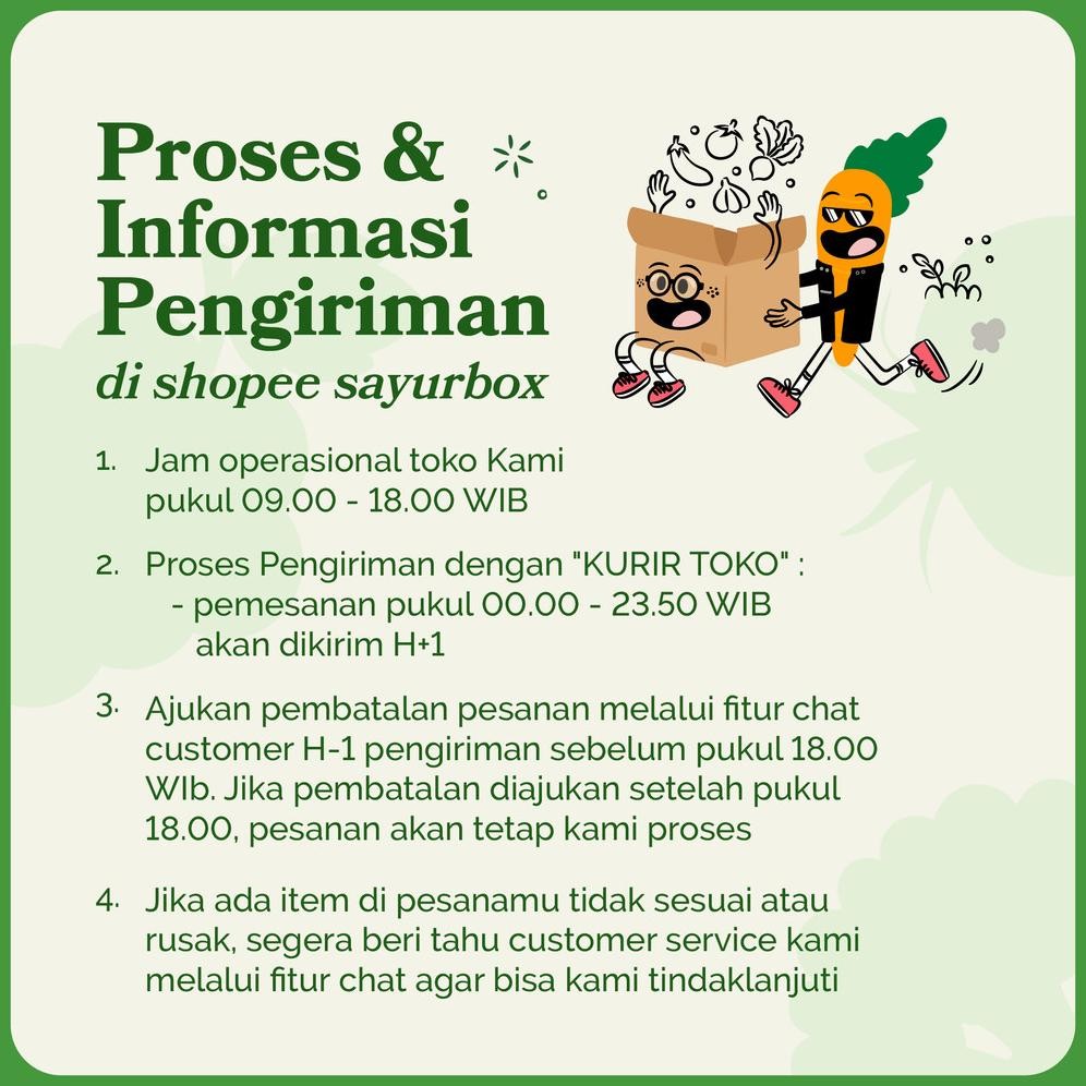 

ready Sego Beras Singkong 700 gram Sayurbox murah