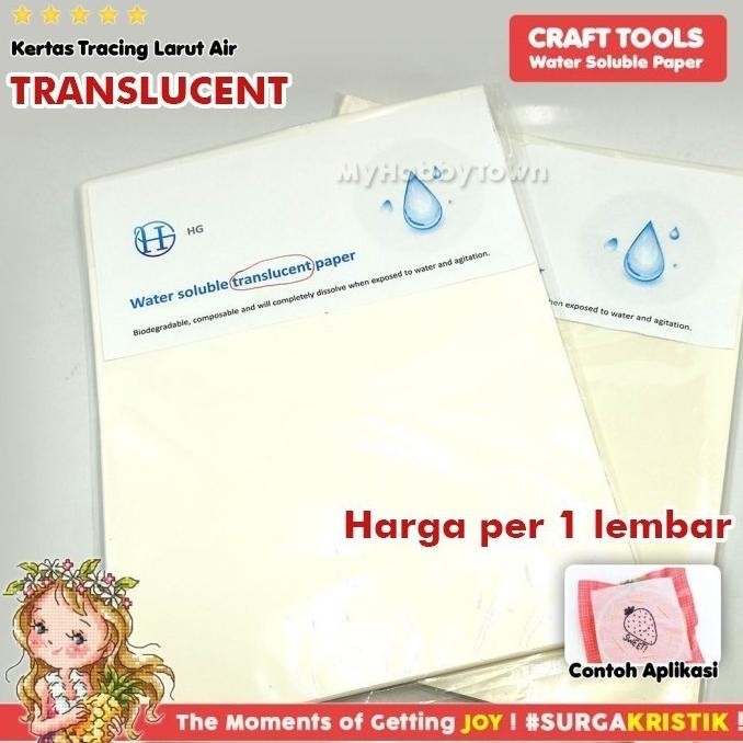 

Water Soluble Paper Kertas Larut Dalam Air Transfer Paper Sulam murah
