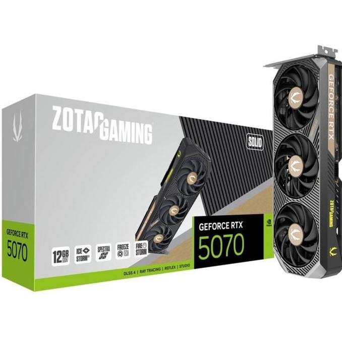 ZOTAC GAMING GEFORCE RTX 5070 SOLID 12GB GDDR7 ZT-B50700D-10P