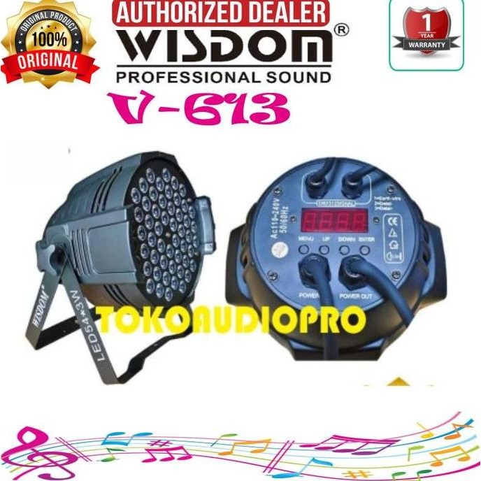 Wisdom V613 Led Par 54 Par Led 54 Full Colour