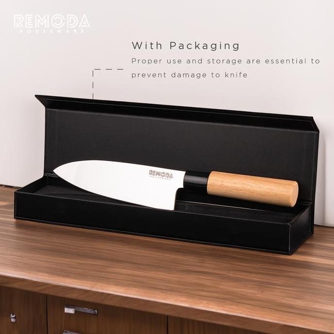 Grosir Remoda Pisau Dapur / Pisau Chef / Pisau Jepang Model Deba 7"