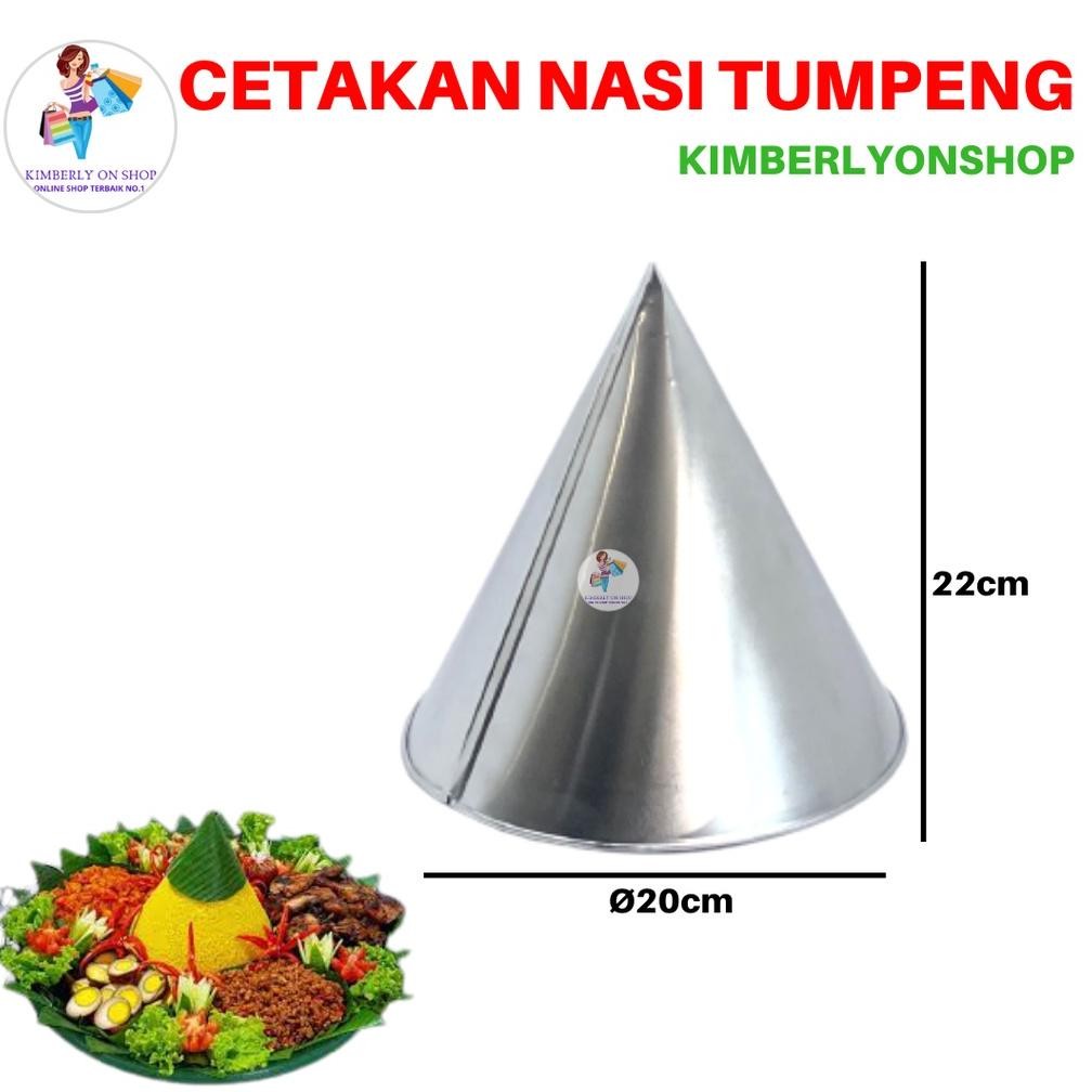 Cetakan Loyang Tumpeng Nasi Kuning Besar Polos Alumunium Trending