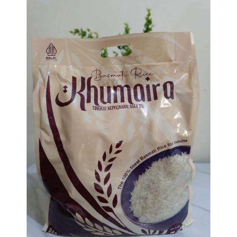 

ready Beras Basmati Khumaira 5kg Grade A Basmati Rice murah